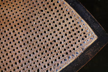 Load image into Gallery viewer, Antique William Morris Style Bergere Ebonised Chair

