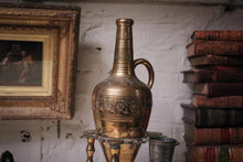 Load image into Gallery viewer, Vintage Middle Eastern Brass Tea Set
