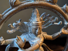 Load image into Gallery viewer, Antique Indian Dancing Shiva Nataraja Wheel Brass Statue
