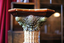 Load image into Gallery viewer, Early 20th Century Villroy &amp; Boch t Nouveau Majolica Jardiniere Stand
