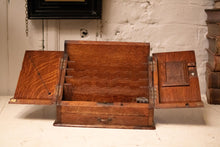 Load image into Gallery viewer, 19th Century Victorian Oak Desk Tidy
