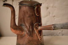 Load image into Gallery viewer, 18th Century English Georgian Copper Antique Chocolate Coffee Pot
