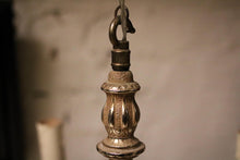 Load image into Gallery viewer, 1920&#39;s Silver Giltwood Carved Chandelier
