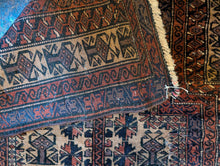 Load image into Gallery viewer, size Antique Afghan Baluch Prayer Rug - ?
