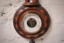 Load image into Gallery viewer, Antique Victorian Barometer / Thermometer
