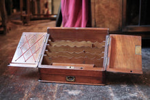 Load image into Gallery viewer, 19th Century Victorian Walnut Desk Tidy / Correspondence Box
