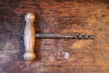 Load image into Gallery viewer, Antique Turned Handle Iron Corkscrew
