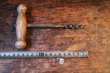 Load image into Gallery viewer, Antique Turned Handle Iron Corkscrew
