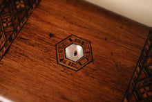 Load image into Gallery viewer, Antique Victorian Walnut Tunbridgeware Wooden Box
