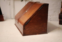 Load image into Gallery viewer, 19th Century Victorian Mahogany Desk Tidy / Document holder
