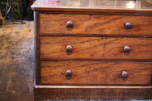 Load image into Gallery viewer, Antique Victorian Mahogany Chest of Drawers
