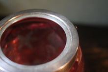 Load image into Gallery viewer, Victorian Cranberry Glass Biscuit Barrel
