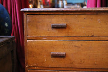 Load image into Gallery viewer, Antique Victorian Scumbled Pine Chest of Drawers
