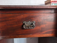 Load image into Gallery viewer, Antique Victorian Mahogany Pedestal Desk
