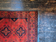 Load image into Gallery viewer, 5&#39;8&quot; x 3&#39;4&quot; Afghan Hand Knotted Wool Baluch Rug -172cm x 103cm
