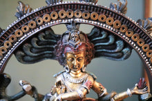 Load image into Gallery viewer, Vintage Indian Dancing Shiva Nataraja Wheel Statue
