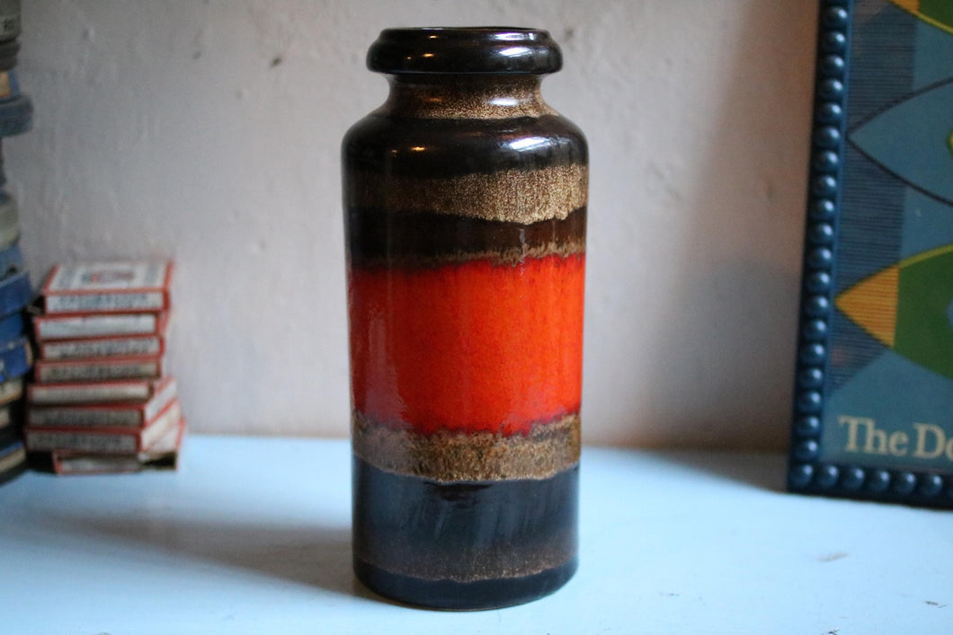 Vintage 1970s Scheurich Lava Vase - 517-30