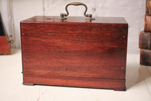 Load image into Gallery viewer, Antique Mahogany Cased Barograph Barometer
