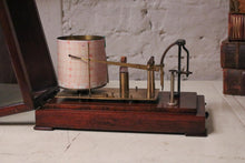 Load image into Gallery viewer, Antique Mahogany Cased Barograph Barometer
