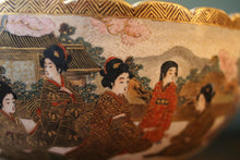 Load image into Gallery viewer, Antique Meiji Japanese Satsuma Bowl Decorated With Geisha&#39;s
