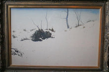 Load image into Gallery viewer, Antique Robert Burns HRSA RSW (1869-1941) Watercolour Winter Landscape - 36.5&quot; x 26.5&quot;
