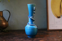 Load image into Gallery viewer, antique Japanese Blue Porcelain Dragon Vase
