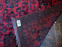 Load image into Gallery viewer, 6&#39;4&quot; x 3&#39;11&quot; Vintage Afghan Hand Knotted Wool Baluch Rug - 202cm x 121cm
