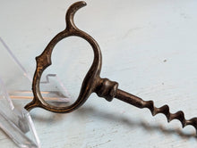 Load image into Gallery viewer, Antique &quot;Four Finger Pull&quot; Iron Corkscrew
