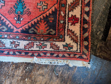 Load image into Gallery viewer, 9&#39;9&quot; x 2&#39;9&quot; - Large Antique Hamadan Runner Rug - 297 x 89cm
