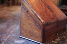 Load image into Gallery viewer, 19th Century Victorian Walnut Desk Tidy / Correspondence Box
