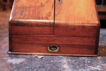 Load image into Gallery viewer, 19th Century Victorian Walnut Desk Tidy / Correspondence Box
