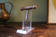 Load image into Gallery viewer, Antique Turned Handle Iron Corkscrew
