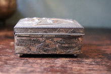 Load image into Gallery viewer, Early 20th.C Japanese White Metal Lidded Box
