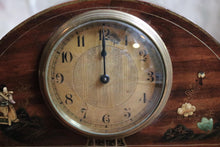 Load image into Gallery viewer, C.1920 Chinoiserie Painted Mantel Clock
