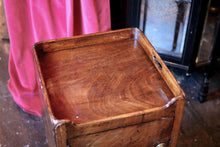 Load image into Gallery viewer, Regency Tray-Top Bedside Table / Pot Cupboard
