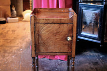 Load image into Gallery viewer, Regency Tray-Top Bedside Table / Pot Cupboard
