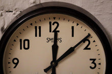 Load image into Gallery viewer, 1930&#39;s Smith Bakelite Station Wall Clock - 8 day - Working
