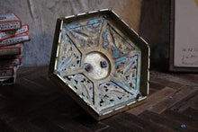 Load image into Gallery viewer, Ornate Antique Victorian Brass Inkwell
