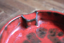 Load image into Gallery viewer, 1970&#39;s West German Red Lava Ashtray
