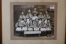 Load image into Gallery viewer, Antique Framed Black and White Junior Football Team Photograph in Carved Frame
