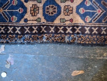 Load image into Gallery viewer, 6&#39;9&quot; x 3&#39;8&quot; Vintage Afghan Baluch Rug - 205 x 112cm
