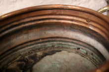 Load image into Gallery viewer, Vintage Ribbed Copper and Brass Cooking Pot
