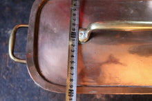 Load image into Gallery viewer, Vintage French Copper and Brass Rectangular Braisière Pan
