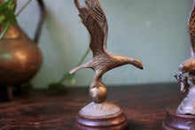 Load image into Gallery viewer, Pair of Vintage Brass Eagle Figurines
