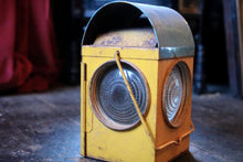 Load image into Gallery viewer, Vintage Yellow Road Workers Signal Lamp / Lantern
