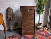 Load image into Gallery viewer, Early 20th.C Tambour Fronted Filing Drawers / Collectors Cabinet
