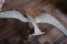 Load image into Gallery viewer, Large Vintage Mid Century Brass Eagle Sculpture
