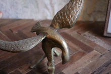 Load image into Gallery viewer, Large Vintage Mid Century Brass Eagle Sculpture
