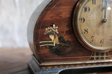 Load image into Gallery viewer, C.1920 Chinoiserie Painted Mantel Clock
