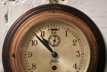 Load image into Gallery viewer, Antique Barkers Kensignton Ships Bulkhead Wall Clock - Working
